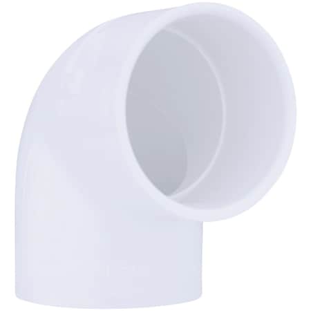 Charlotte Pipe And Foundry 3 In. Slip x Slip Schedule 40 90 Deg. PVC Elbow 1/4 Bend PVC 02300 1800HA
